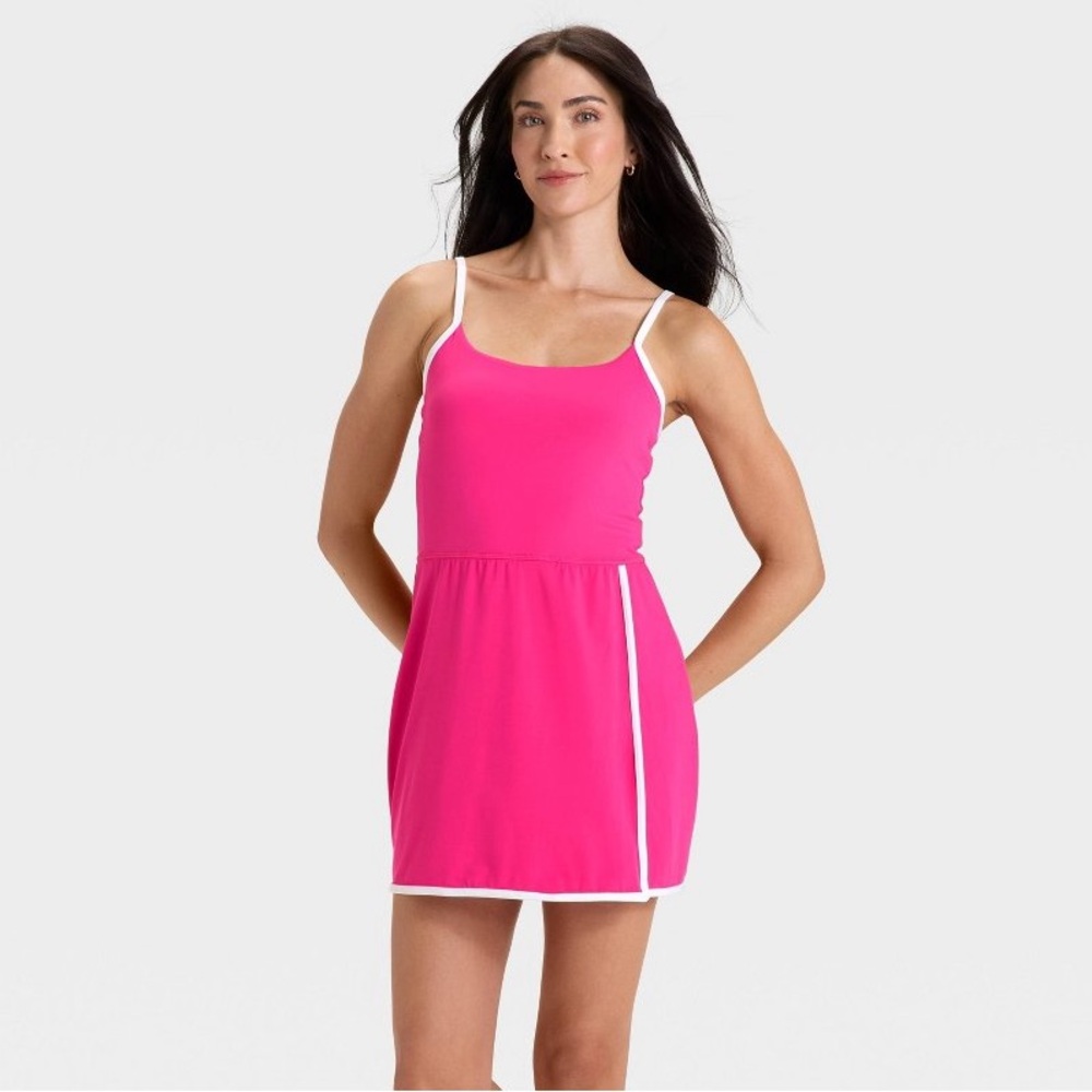 All in Motion Pink Soft Wrap Active Dress